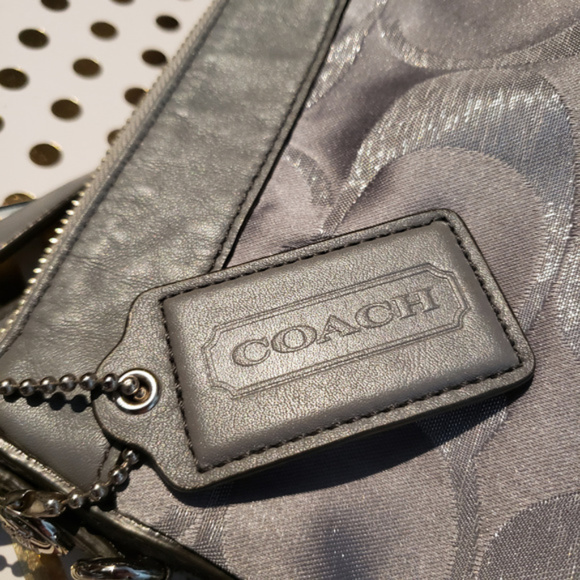 Coach Mia Signature Lurex Shoulder Bag - Picture 3 of 7